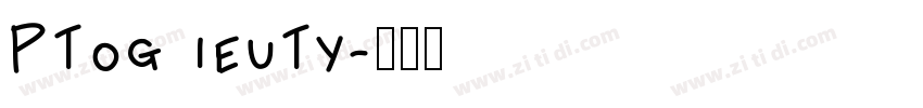 PTog ieuTy字体转换